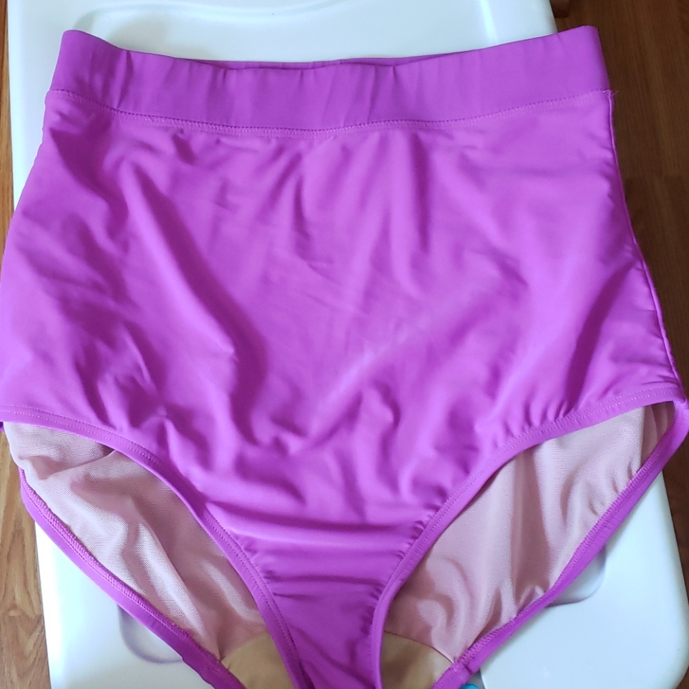 Sz16 Cacique High Waste Swim Bottoms